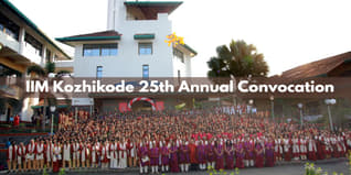 IIM Kozhikode Awards PGP, PhD Degrees to 1166 Students at 25th Annual Convocation